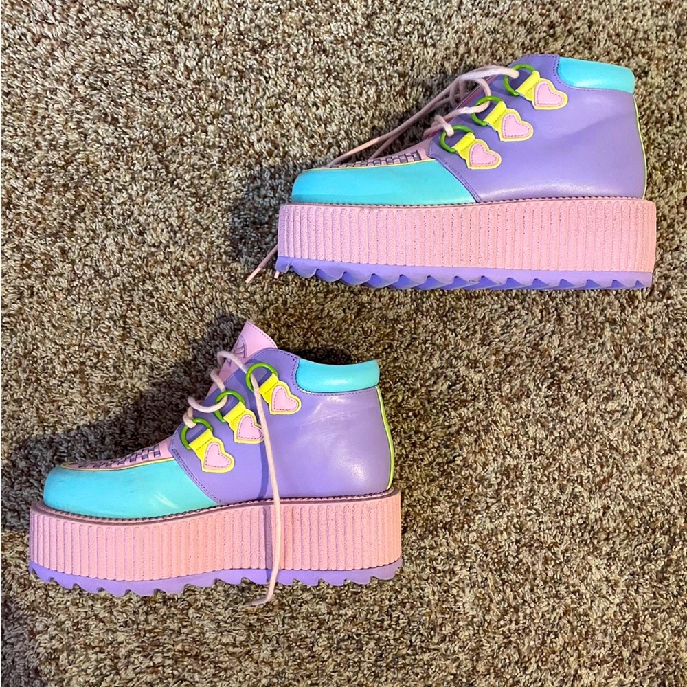 DollsKill Strange Cvlt Pastel Platform Shoes